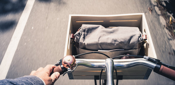 Wooden bike basket sales