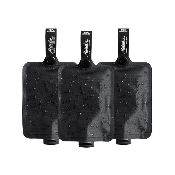 Refillable Toiletry Bottles (3-Pack)