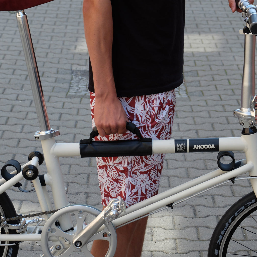Bike Riding Image Handle Folding Bike Carry Handle – The Bicycle Collective
